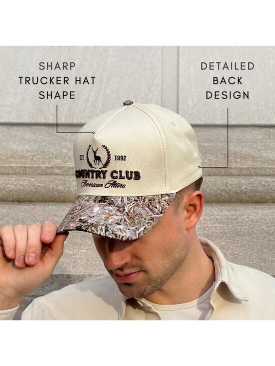Unisex Camo Country Cute Caps Cowgirls Cowboys Snapback Western Trucker Hat main image 4